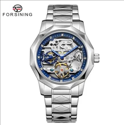 Forsining 199A Classy Design Skeleton Transparent Golden Stainless — image 2
