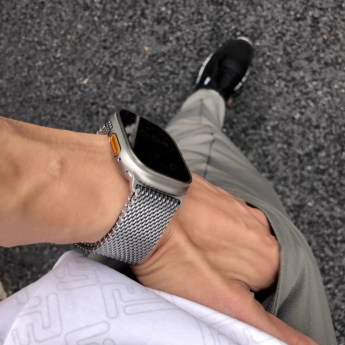 Casual Breathable Coarse Mesh Milanese Loop Magnetic Stainless for â image 6