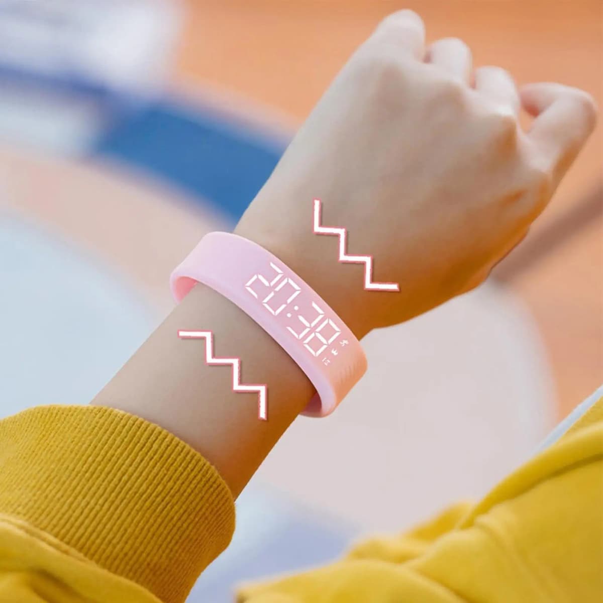 OLED Digital Alarm Watch Sleep Tracker Silent Vibration Activity — image 6