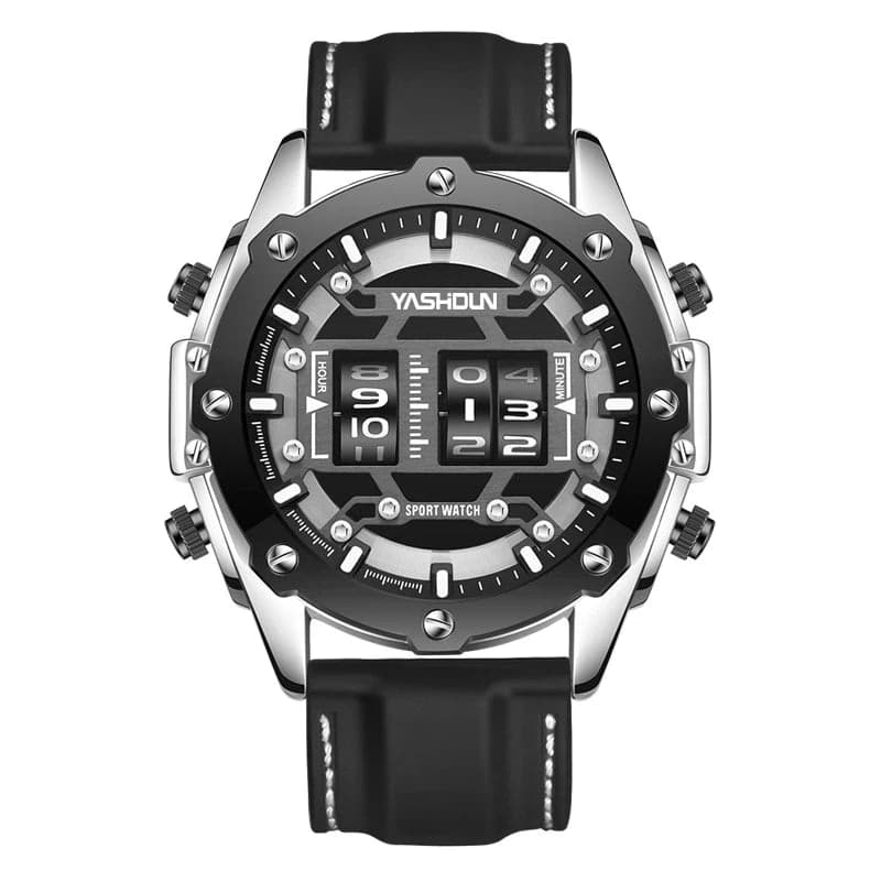 Trendy Personalized Multifunctional Men's Watch Sports Silicone Tape — image 9