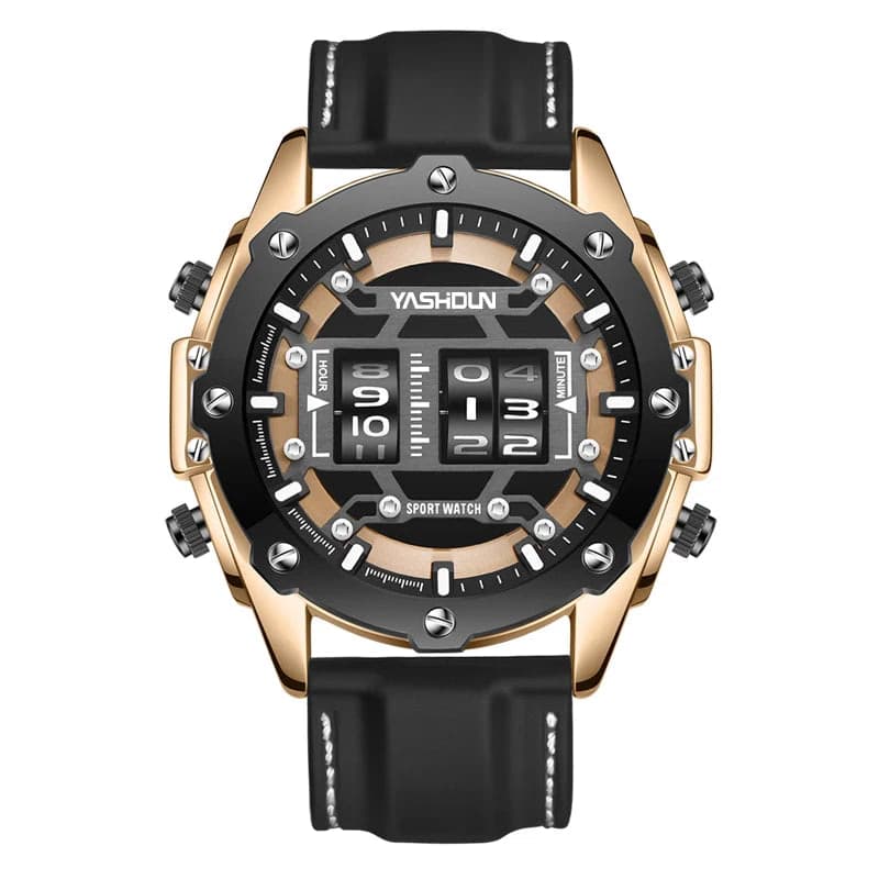 Trendy Personalized Multifunctional Men's Watch Sports Silicone Tape — image 10