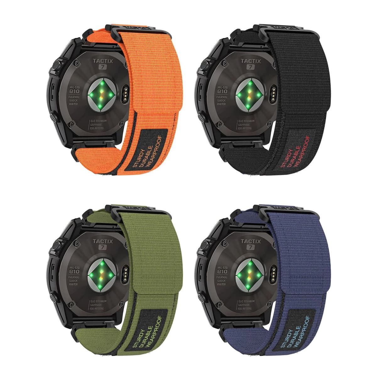 Chungming Outdoor Rugged Woven Nylon Sport Adjustable Watch Band — image 6