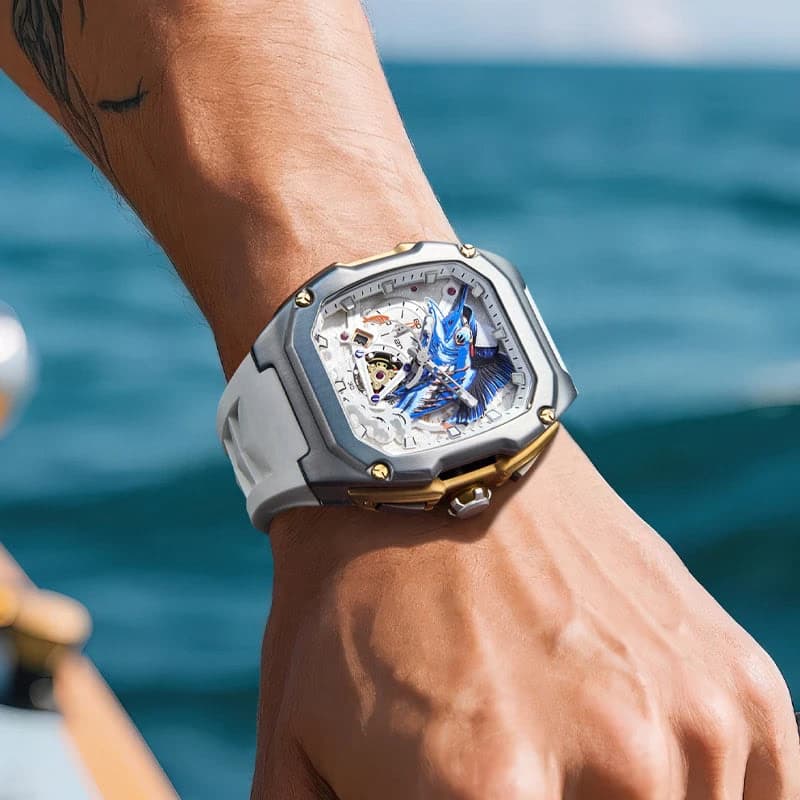 LILUOKE Super Luxury Man Watch Quartz Watches Waterproof Hot Style for Man Fishing Watch Sea Fishing — image 3