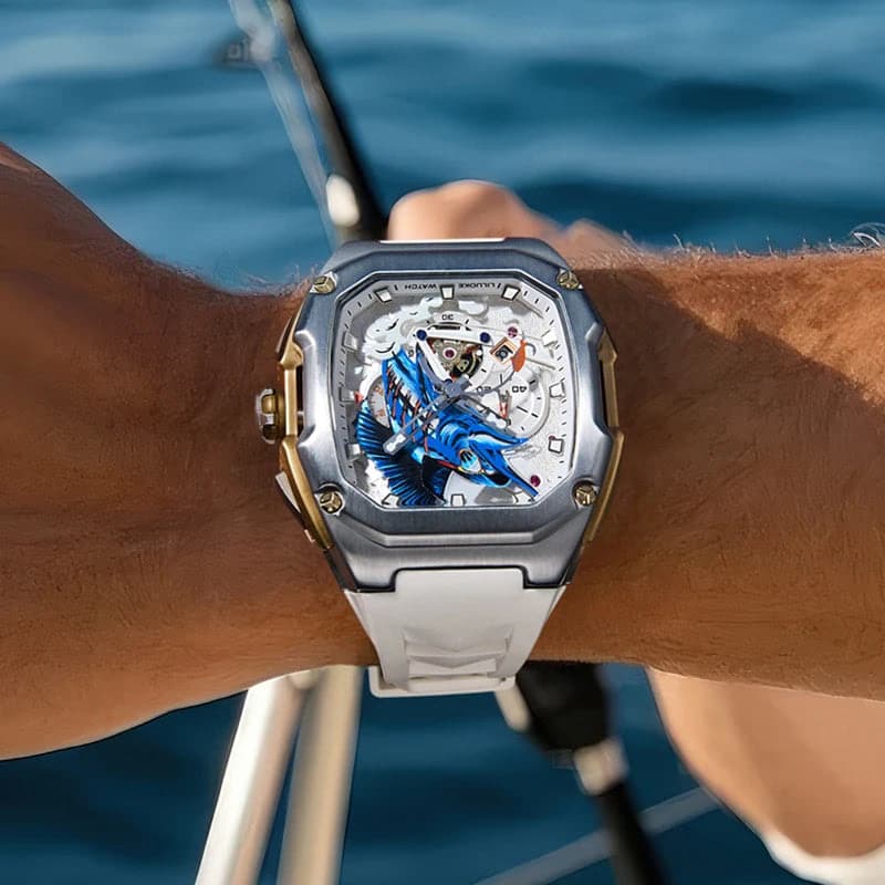 LILUOKE Super Luxury Man Watch Quartz Watches Waterproof Hot Style for Man Fishing Watch Sea Fishing — image 4