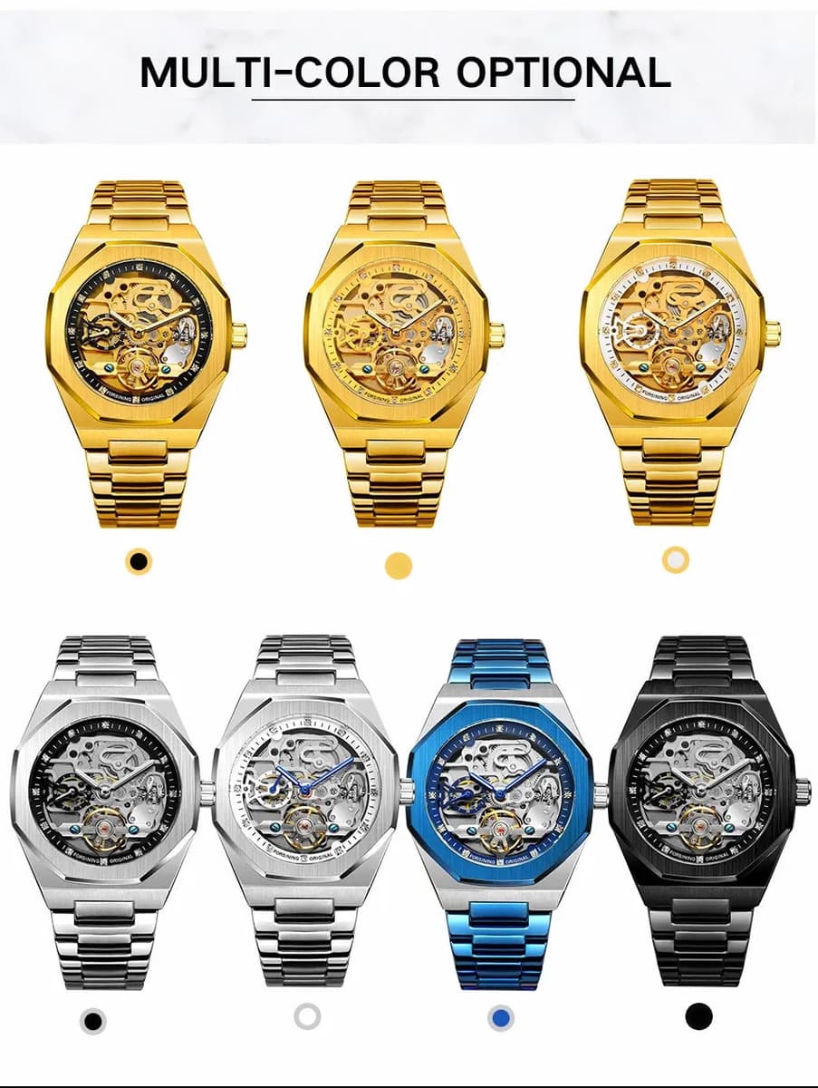 Luxury Skeleton Mechanical Watch Automatic Watch for Men — image 6