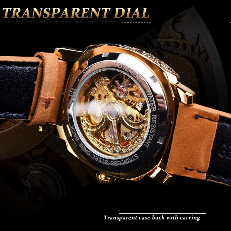 Luxury Men's Automatic Skeleton Watch — image 3