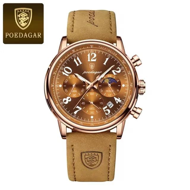 Luxury Silver Blue Quartz Chronograph Watch for Men — image 12
