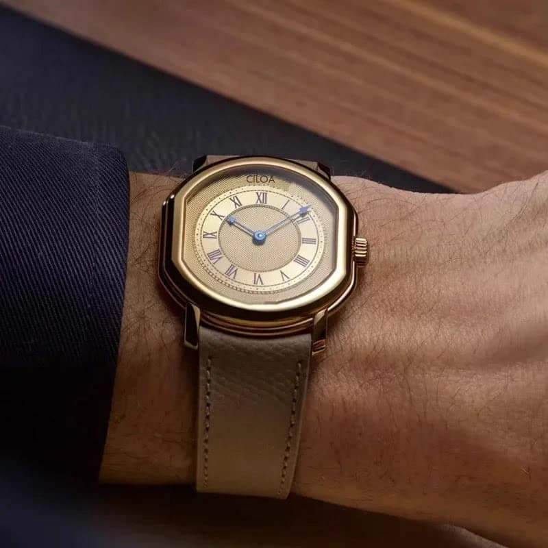 CILOA Gold Custom Men's Retro Watch - Waterproof Quartz — image 3