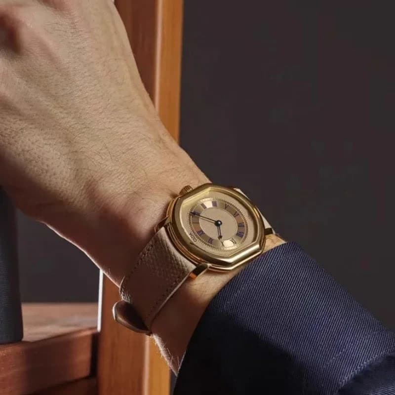 CILOA Gold Custom Men's Retro Watch - Waterproof Quartz — image 5