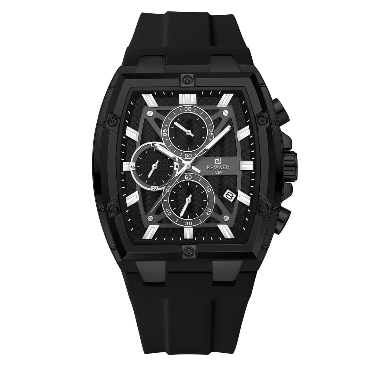 Luxury Men's Square Quartz Watch with Calendar — image 9