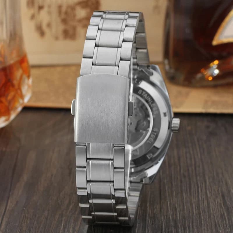 T-Winner Luxury Blue Analog Mechanical Watch — image 6