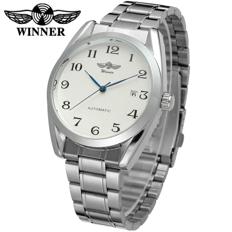 T-Winner Luxury Blue Analog Mechanical Watch — image 8