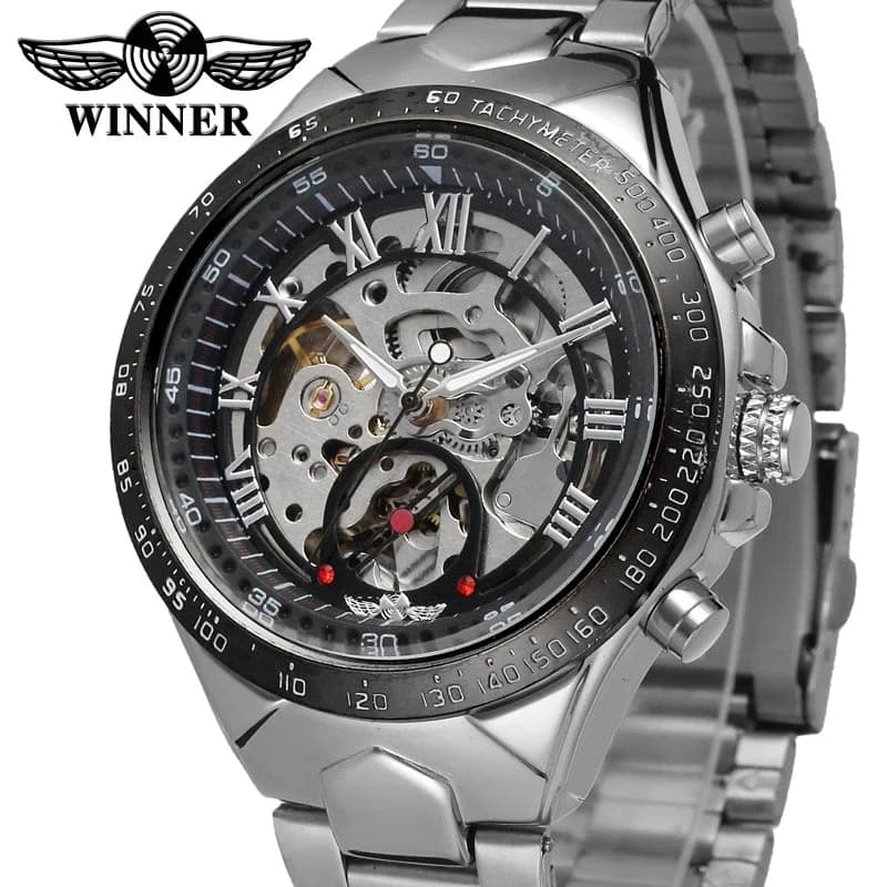 Winner Luxury Gold Black Automatic Men's Watch — image 11