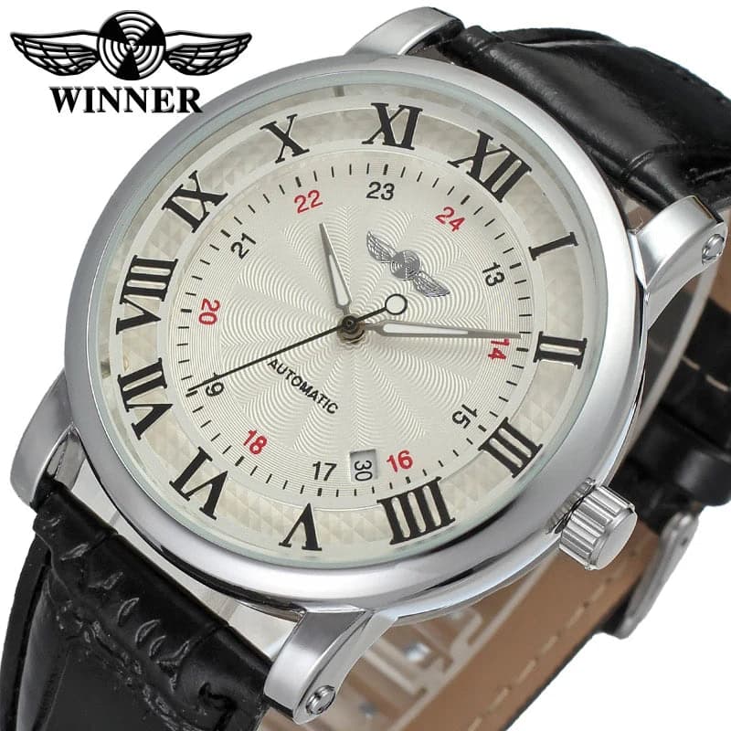Elegant Men's Rose Gold Skeleton Watch — image 12