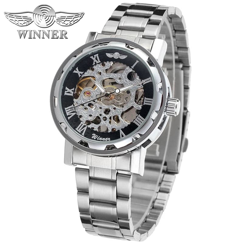 Luxury Gold Skeleton Automatic Watch — image 10