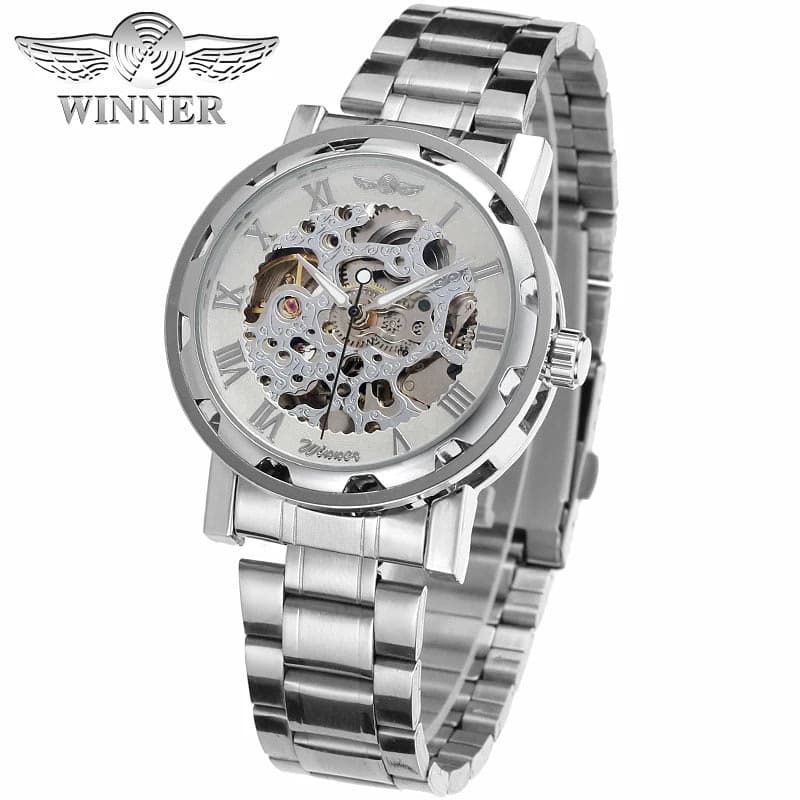 Luxury Gold Skeleton Automatic Watch — image 11