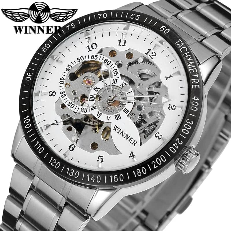 T-winner Automatic Skeleton Steel Men's Watch — image 5