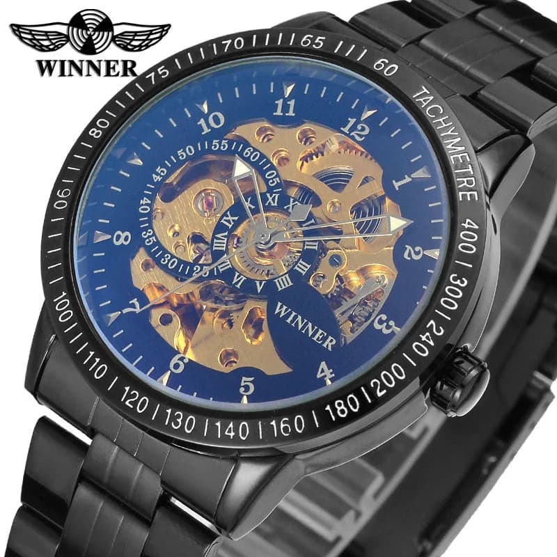 T-winner Automatic Skeleton Steel Men's Watch — image 2