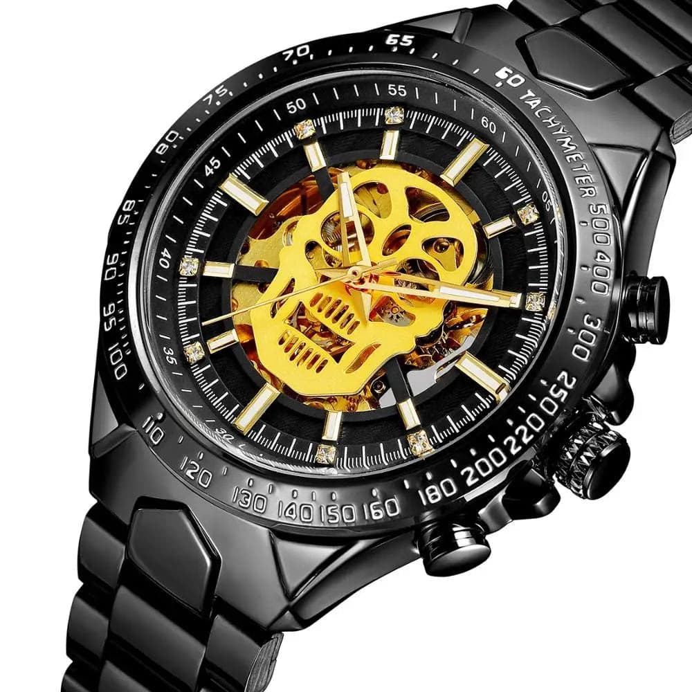 Forsining Luxury Skull Skeleton Automatic Men's Watch — image 6