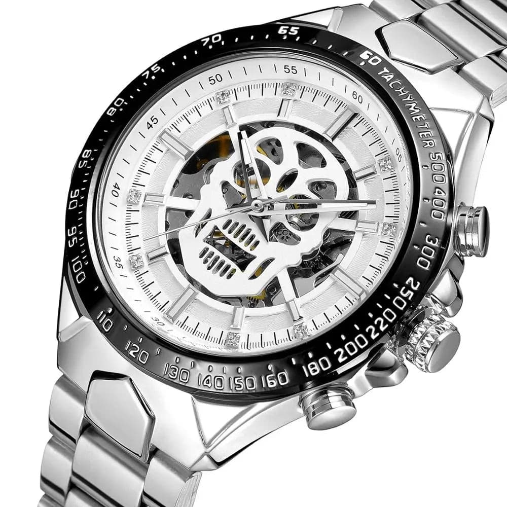 Forsining Luxury Skull Skeleton Automatic Men's Watch — image 5
