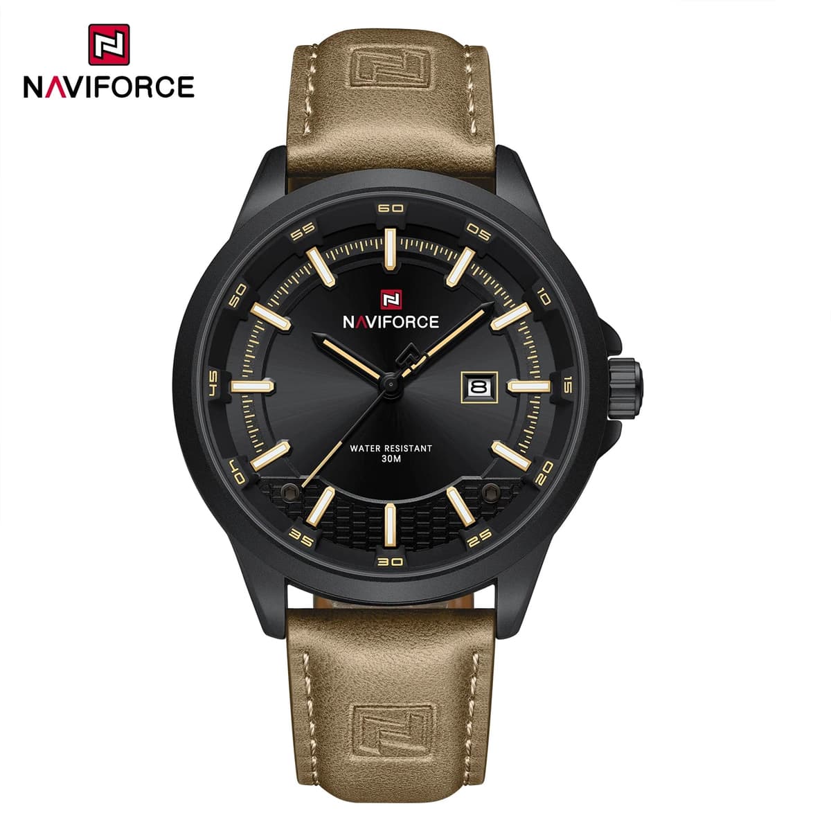 NAVIFORCE Men's Luxury Sport Leather Watch — image 10
