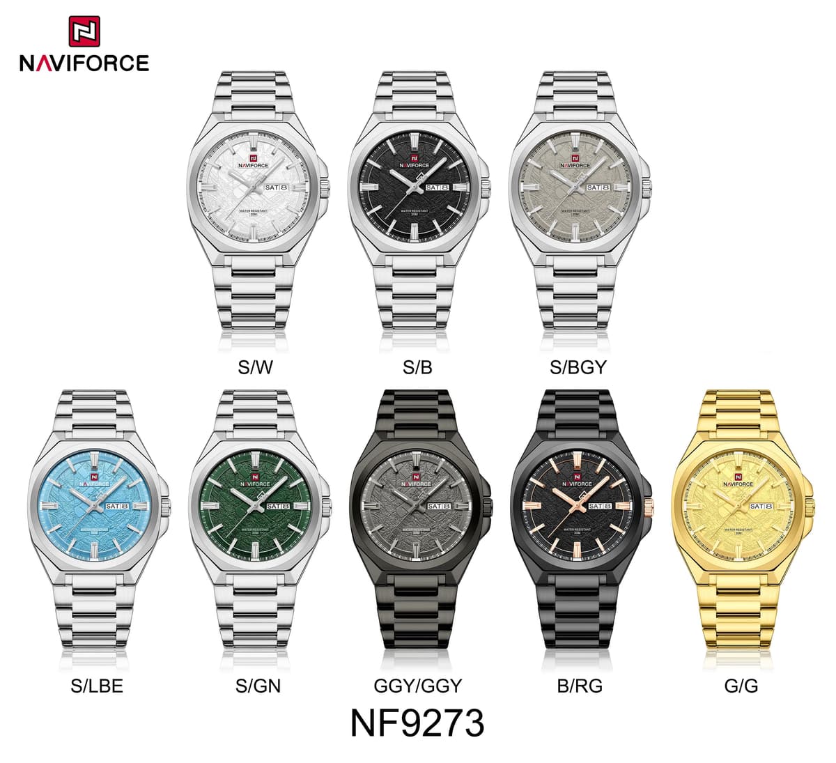 Naviforce Men's Luxury Quartz Watch with Calendar — image 2