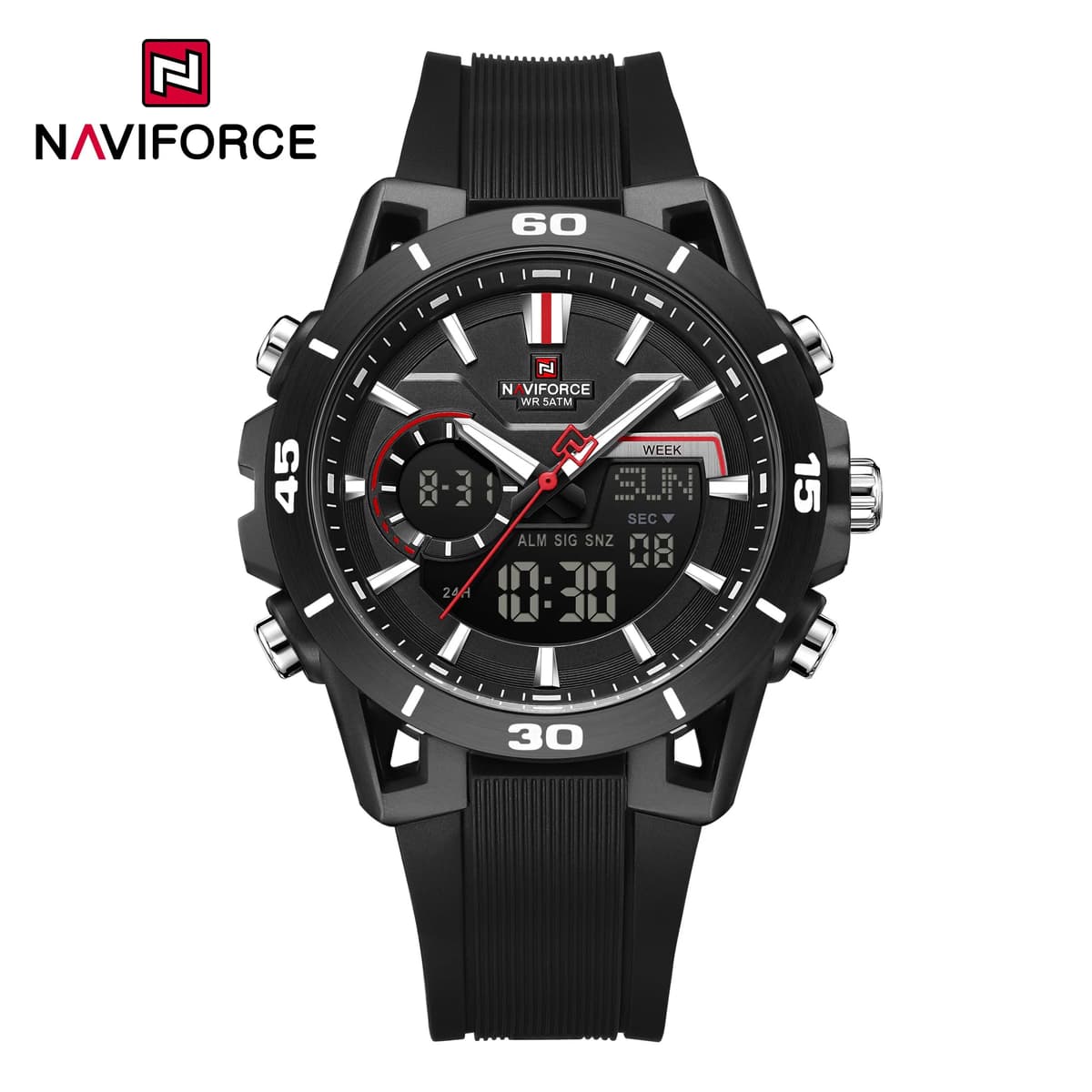 NAVIFORCE 7135 Men's Dual Display Sports Watch — image 9