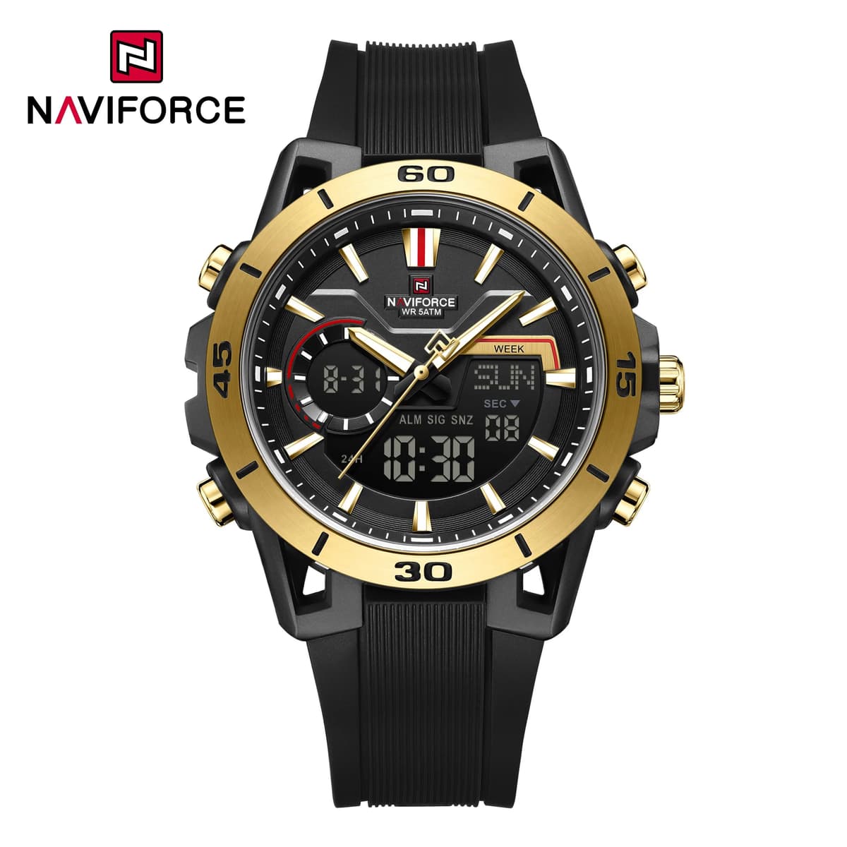 NAVIFORCE 7135 Men's Dual Display Sports Watch — image 11