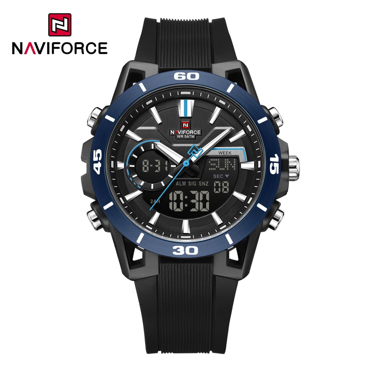 NAVIFORCE 7135 Men's Dual Display Sports Watch — image 4