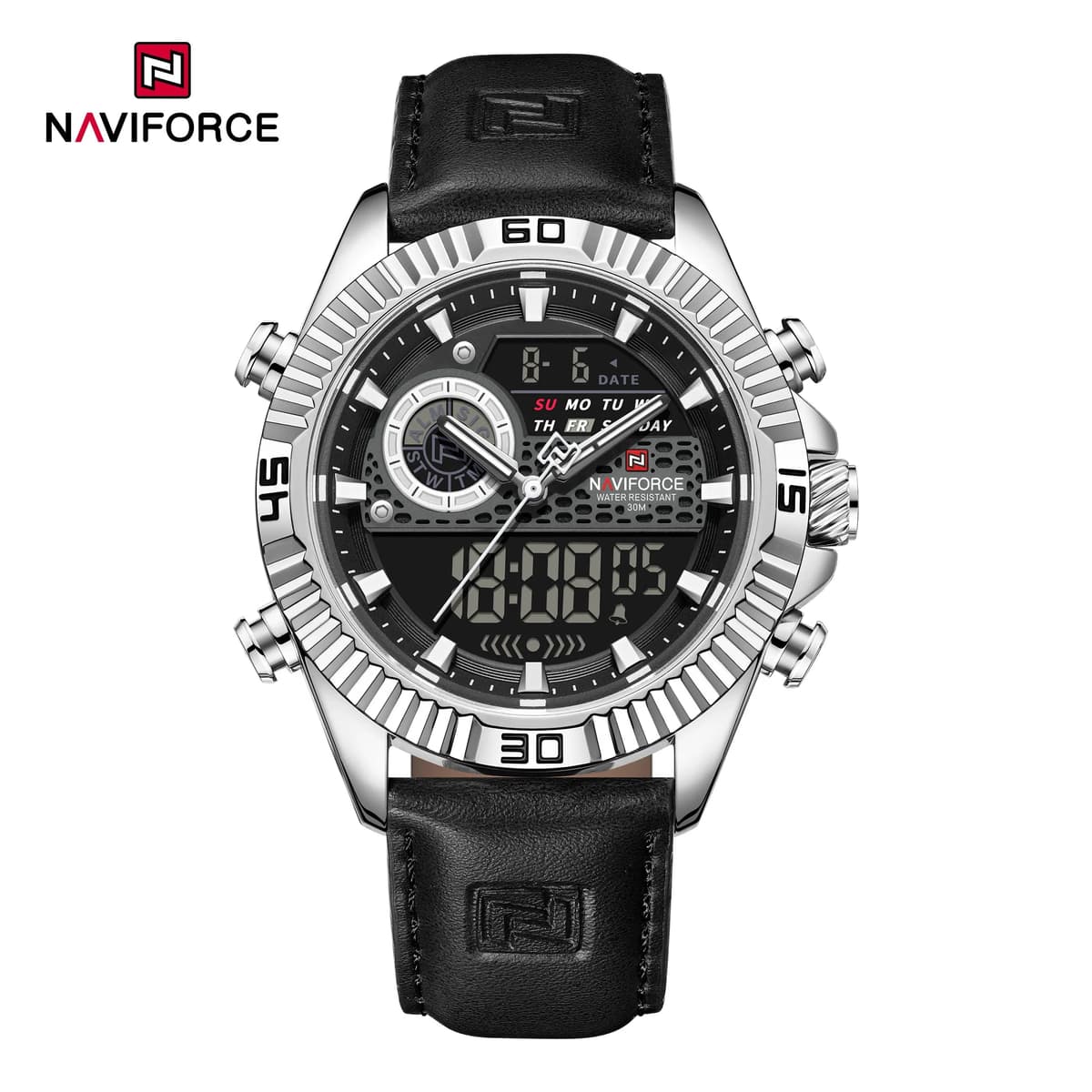 NAVIFORCE Men's Sport Quartz Analog LCD Watch — image 6