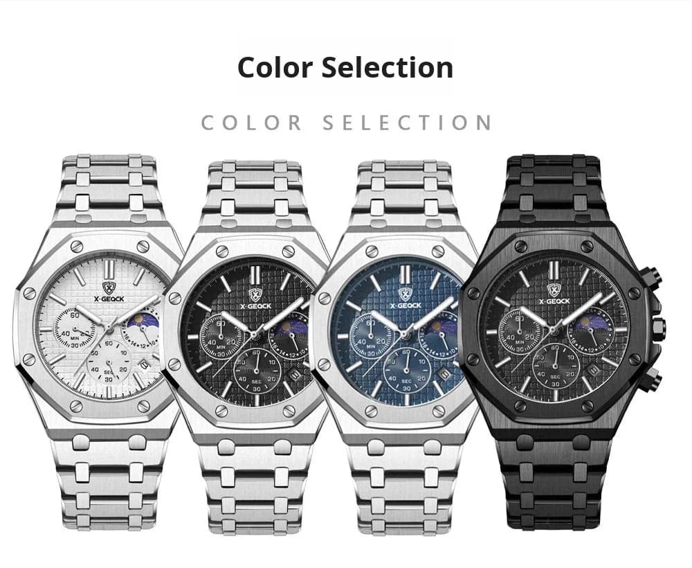 Luxury Moon Phase Mechanical Men's Watch — image 5