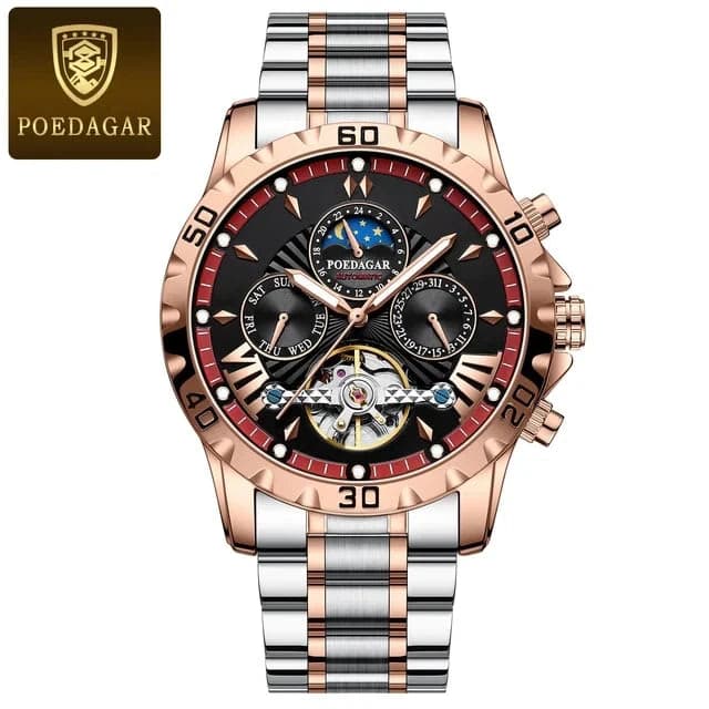 POEDAGAR Luxury Tourbillon Men's Watch — image 11