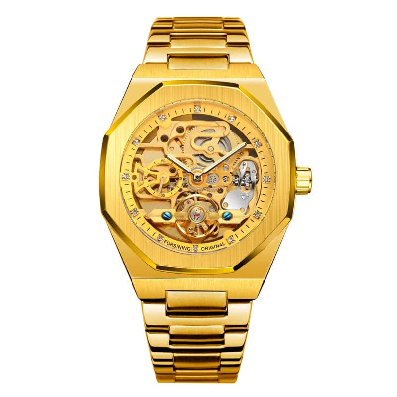 Luxury Silver 3D Hollow Automatic Watch for Men — image 8