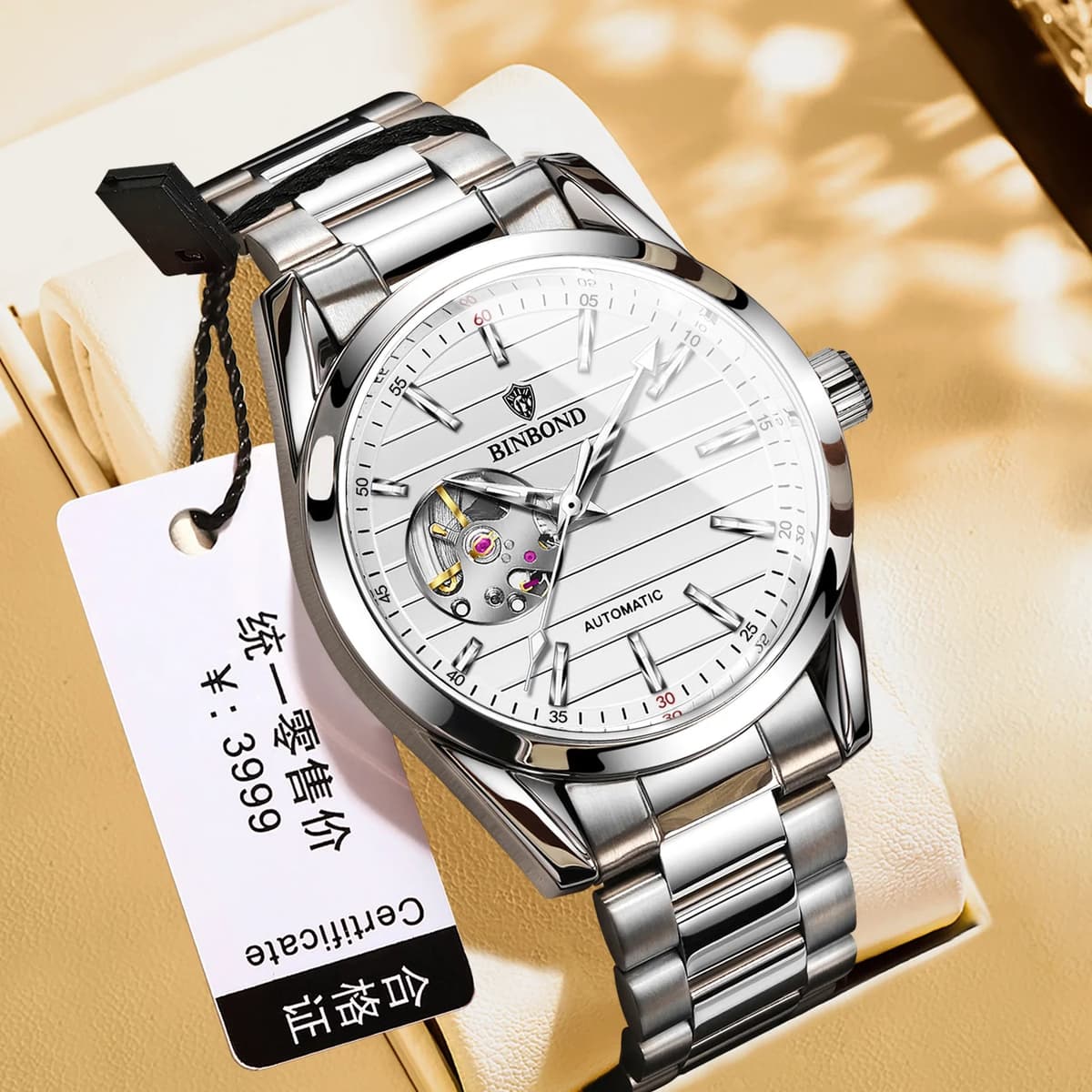 Luxury Skeleton Automatic Waterproof Men's Watch — image 12