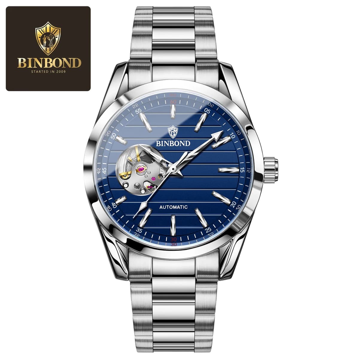 Luxury Skeleton Automatic Waterproof Men's Watch — image 5