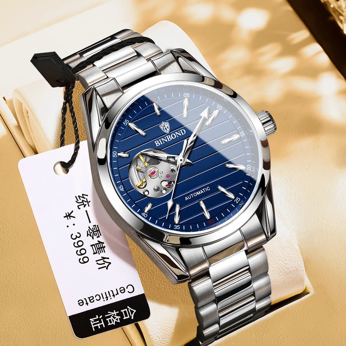 Luxury Skeleton Automatic Waterproof Men's Watch — image 10