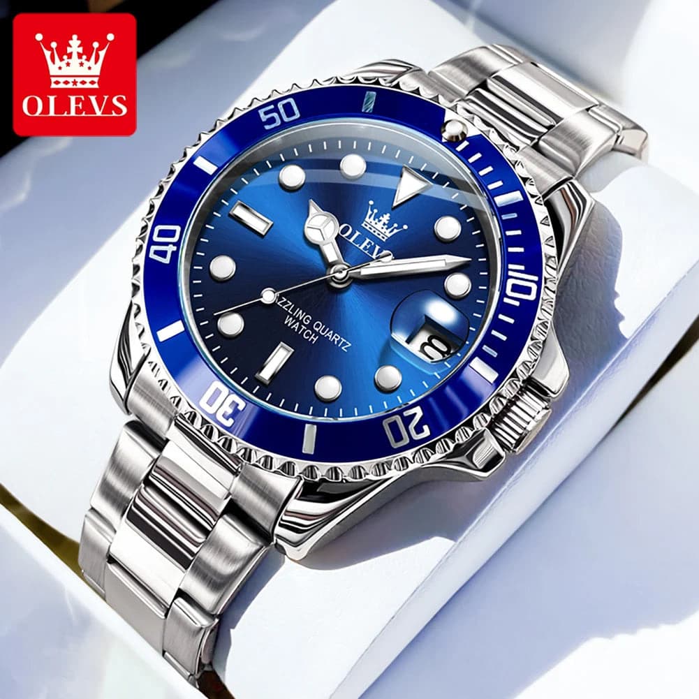 Luminous Waterproof Stainless Steel Men's Quartz Watch — image 2