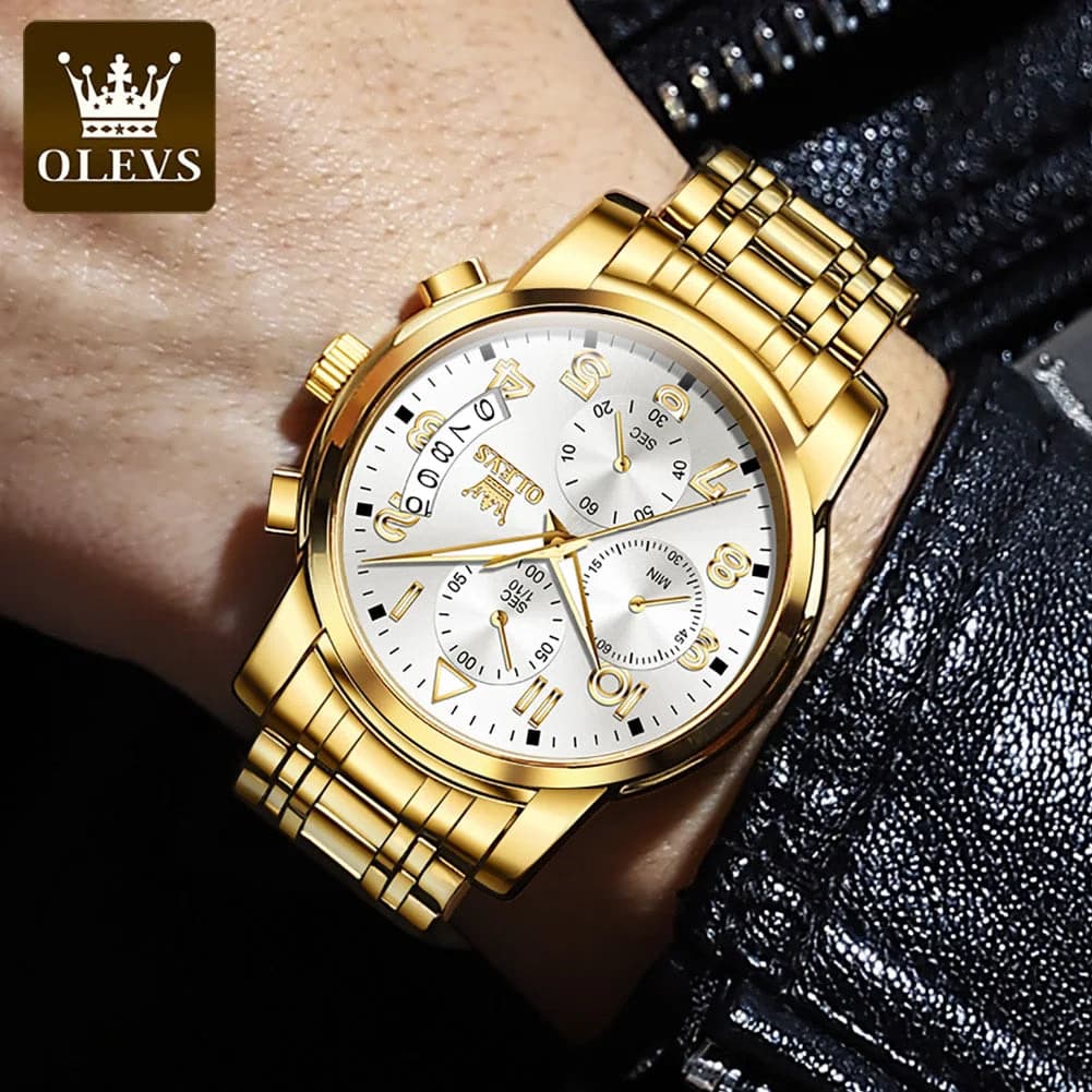 OLEVS 2879 Luxury Sport Luminous Quartz Watch — image 3