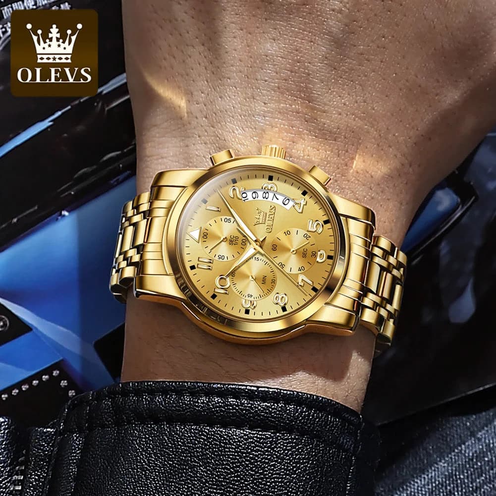 OLEVS 2879 Luxury Sport Luminous Quartz Watch — image 5