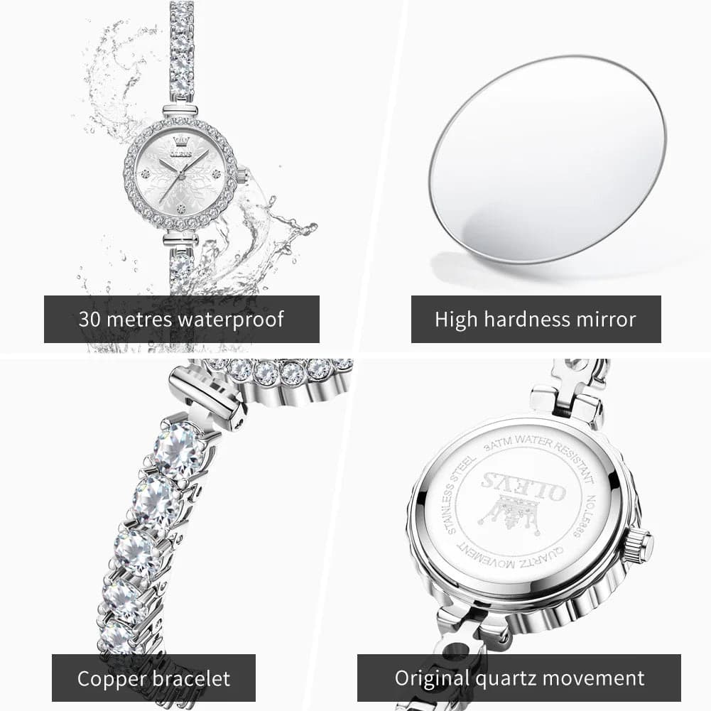 OLEVS Luxury Luminous Diamond Watch For Women — image 6