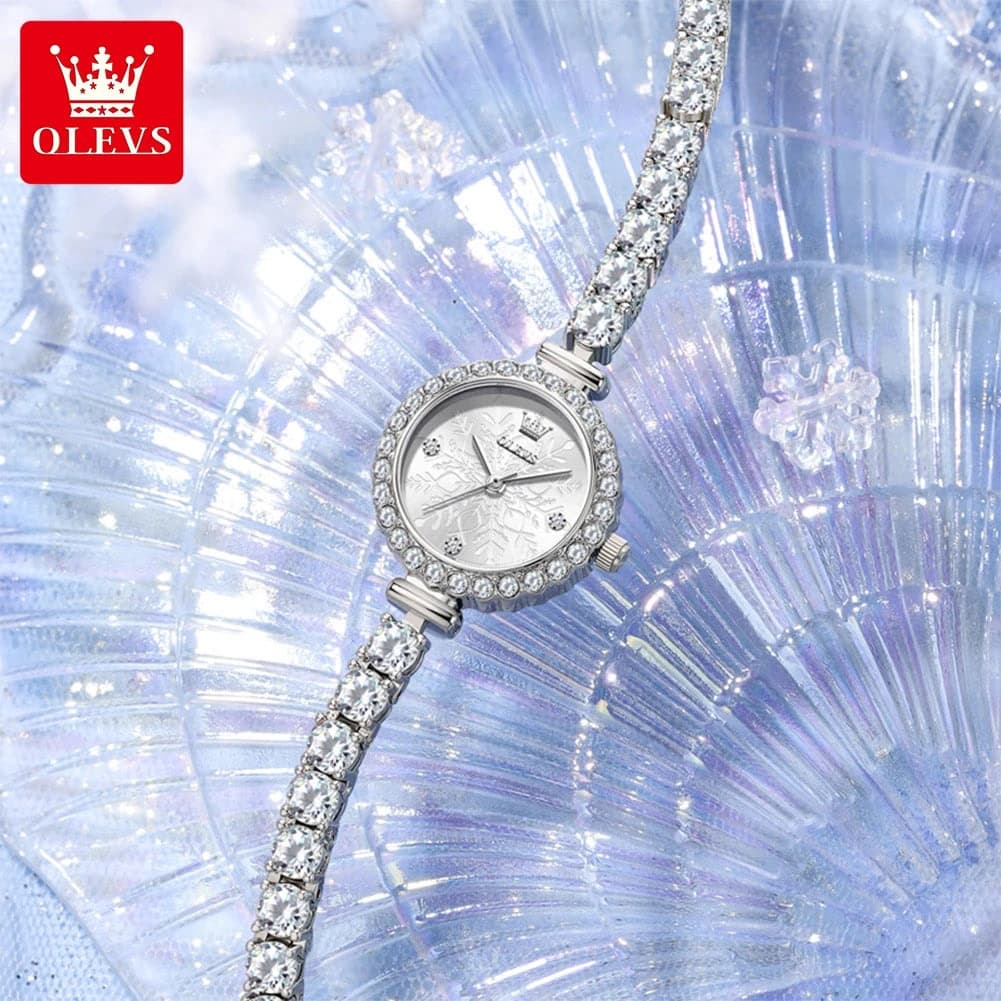 OLEVS Luxury Luminous Diamond Watch For Women — image 2