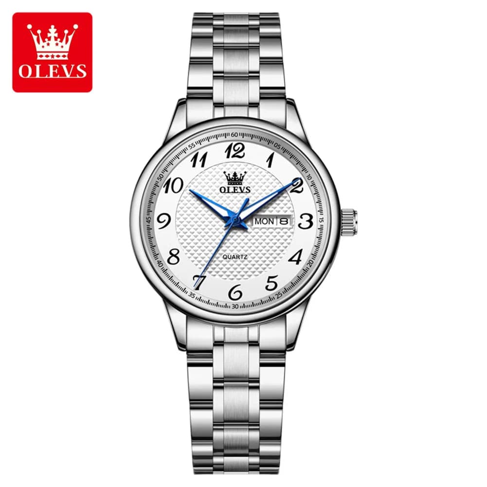OLEVS Luxury Stainless Steel Quartz Watch — image 10