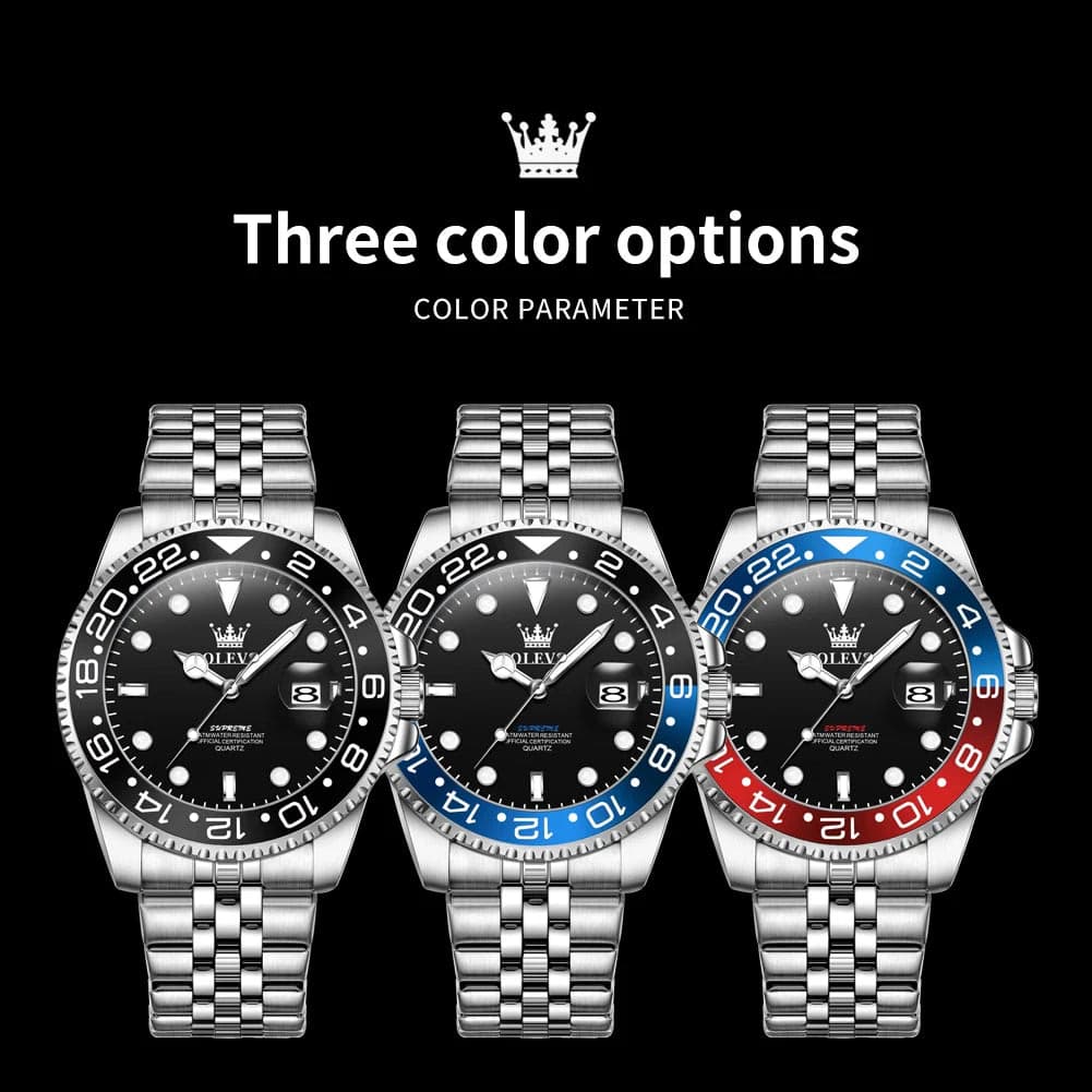 OLEVS Luxury Waterproof Quartz Sports Watch — image 6