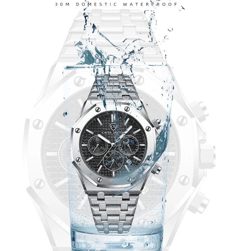 Luxury Waterproof Quartz Watch — image 4