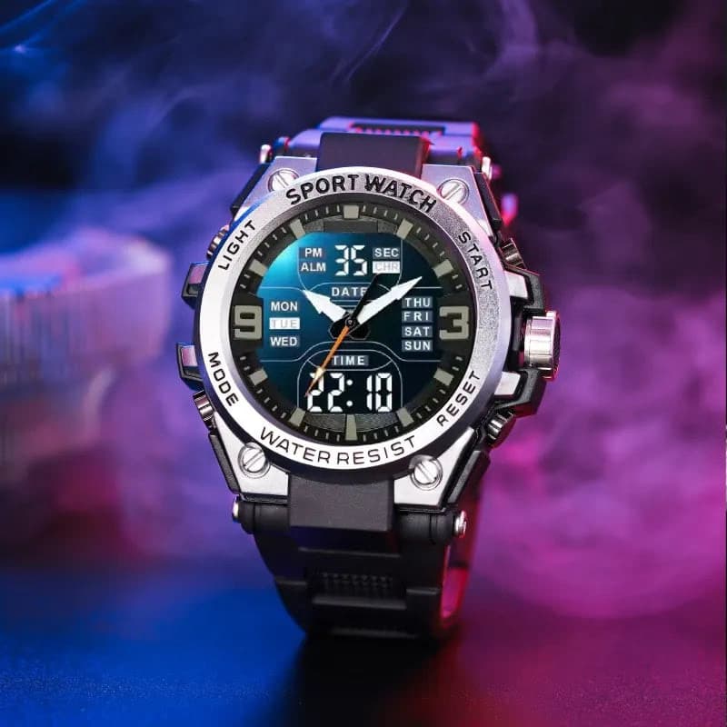 Men's Sport Watch with Colorful Dual Display — image 9