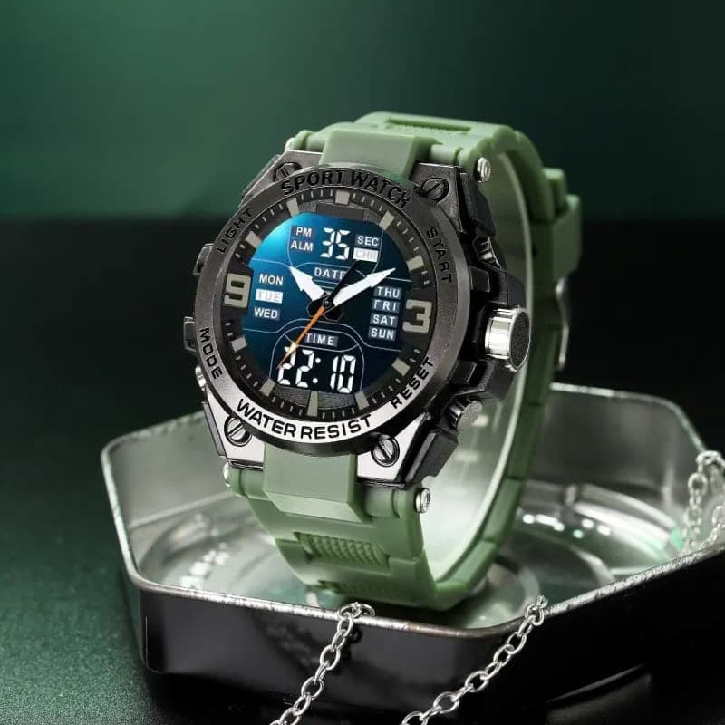 Men's Sport Watch with Colorful Dual Display — image 7
