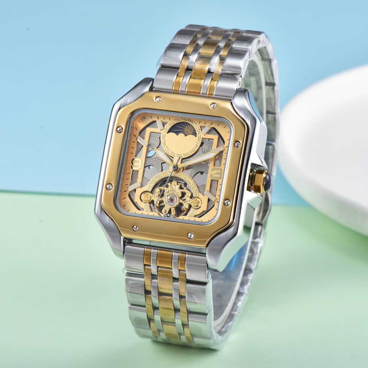 Men's Luxury Mechanical Square Watch — image 4