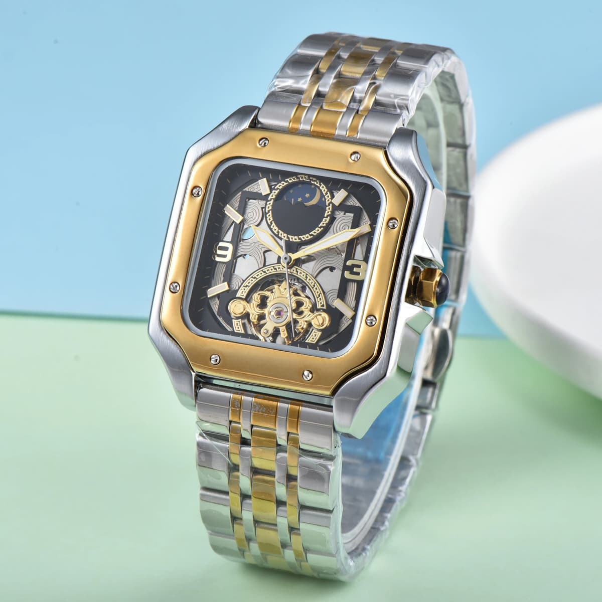 Men's Luxury Mechanical Square Watch — image 10