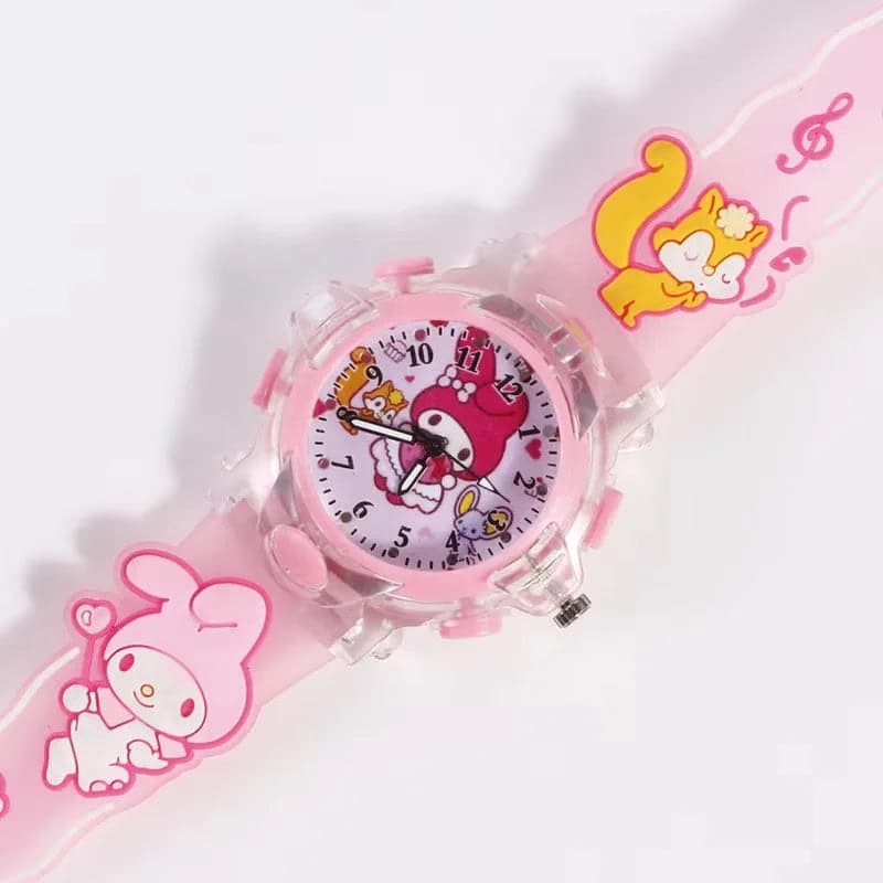3D Luminous Hello Kitty Quartz Watch for Kids — image 9