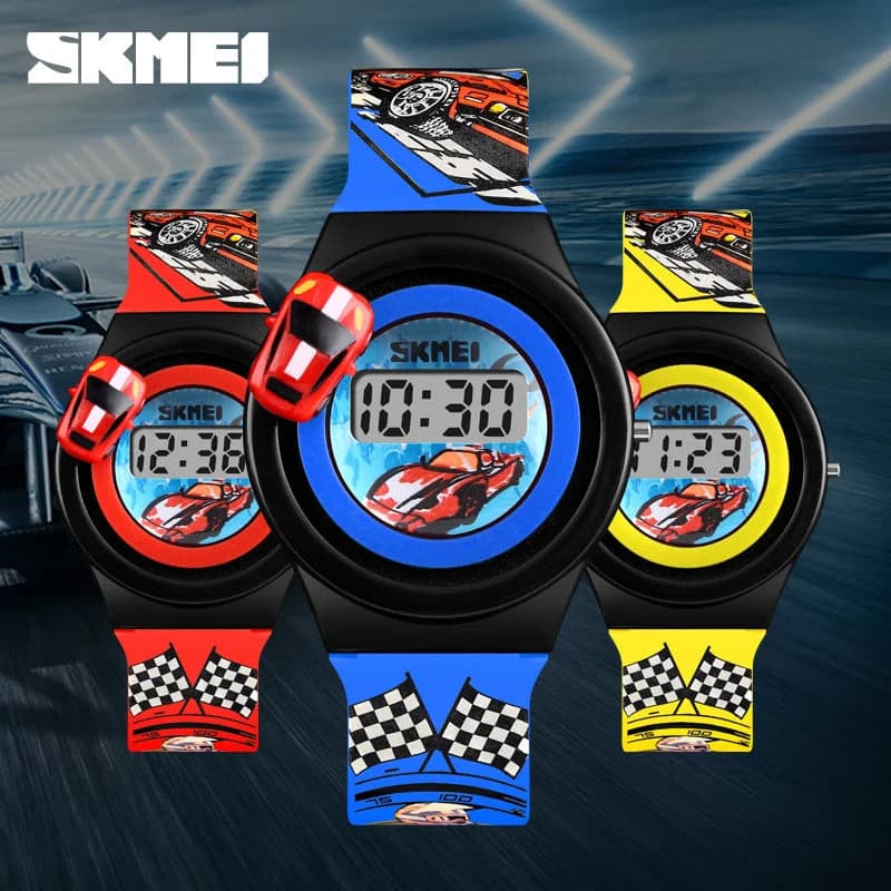 SKMEI Cartoon Car Kids' Digital Watch — image 6